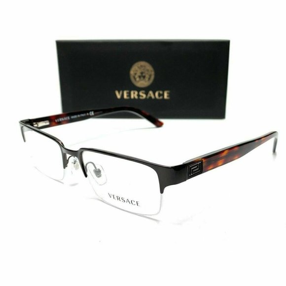 Sale! Versace Brown Rectangular 53mm Men's Glasses